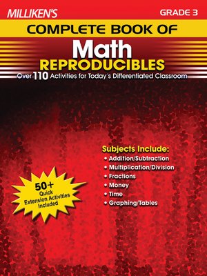 cover image of Milliken's Complete Book of Math Reproducibles - Grade 3